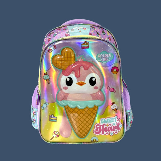 Kit Mochila Golden Kids