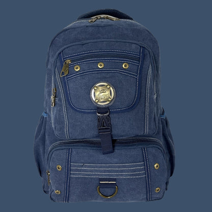 Mochila Tactica De Lona Golden Star Arena Liso Con Costuras