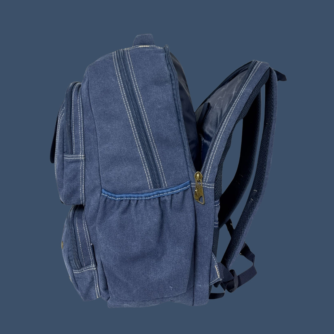 Mochila Tactica De Lona Golden Star Arena Liso Con Costuras