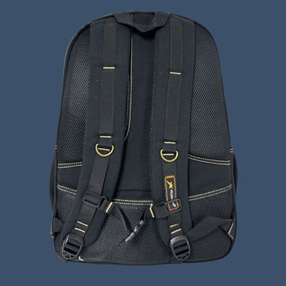 Mochila Tactica De Lona Golden Star Arena Liso Con Costuras