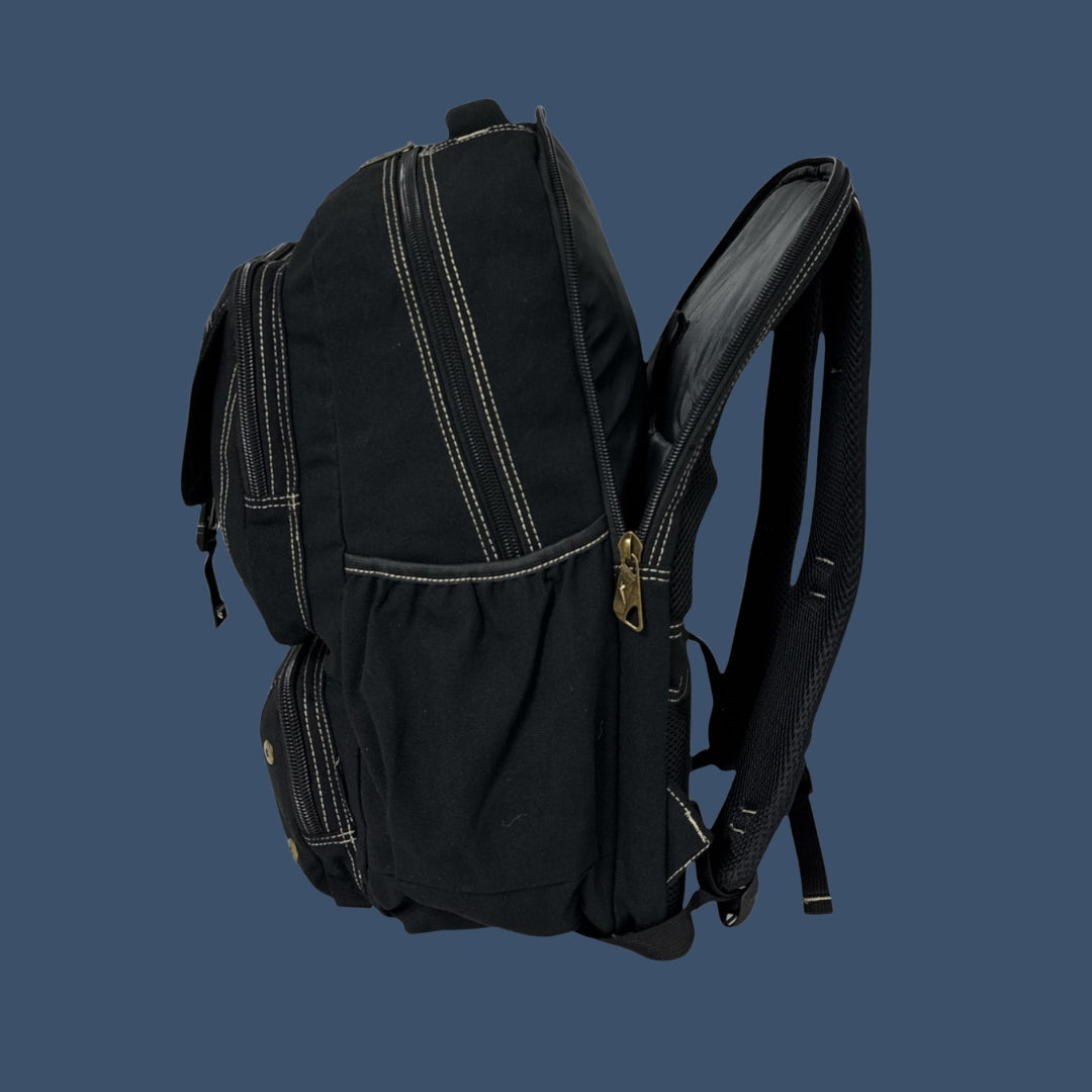 Mochila Tactica De Lona Golden Star Arena Liso Con Costuras