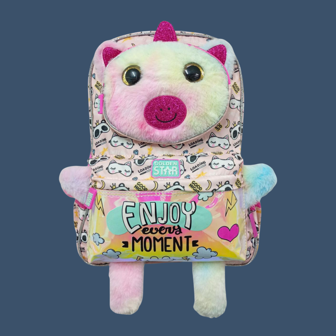 Mochila 16" Con Peluche