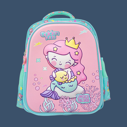 Mochila 14" Termoformado De Sirena
