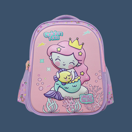 Mochila 14" Termoformado De Sirena